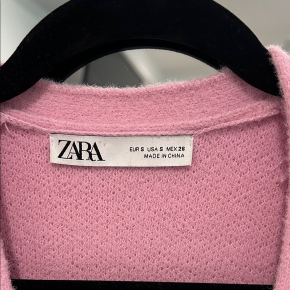 Zara Soft Pink Cardigan Sweater - Picture 3 of 5